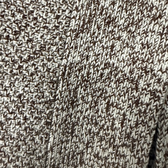 Wool Cashmere Blend Soft Brown & White Marl Open Cardigan Women’s XS Carlisle - Picture 3 of 6